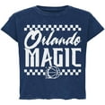 thumbnail image 2 of Unisex Sportiqe Blue Orlando Magic Rock & Roll Collection Gwen Premium Mineral Wash Cropped T-Shirt, 2 of 3