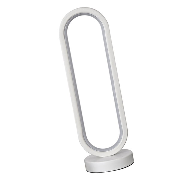 Lámpara de Escritorio Con Luz Nocturna Regulable, Ovalada, LED, USB, Para Dormitorio y Oficina