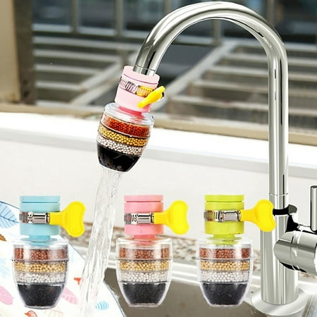 

3Pcs Home Kitchen Water Softener Fluoride with Filtration Faucet Purifier Faucet Tap Water Purifier Filter