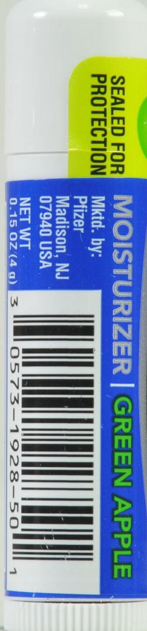 ChapStick Moisturizer Green Apple Skin Protectant/Sunscreen, SPF 15, 0.15 oz
