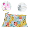 thumbnail image 5 of Yajisi Baby Cloth Diaper Bag Waterproof Reusable Outing Wet Dry Bags with 2 Zippered Pockets Colorful Cats, 13.8 x 11.8 inches / 35 x 30 cm, 5 of 5
