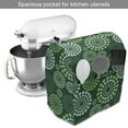 thumbnail image 2 of Abstract Stand Mixer Cover, Dotted Pattern with Green Tones Geometric Illustration Modern Art, Kitchen Appliance Organizer Bag Cover with Pockets, 5 Quarts, Apple Green Pale Green, by Ambesonne, 2 of 4