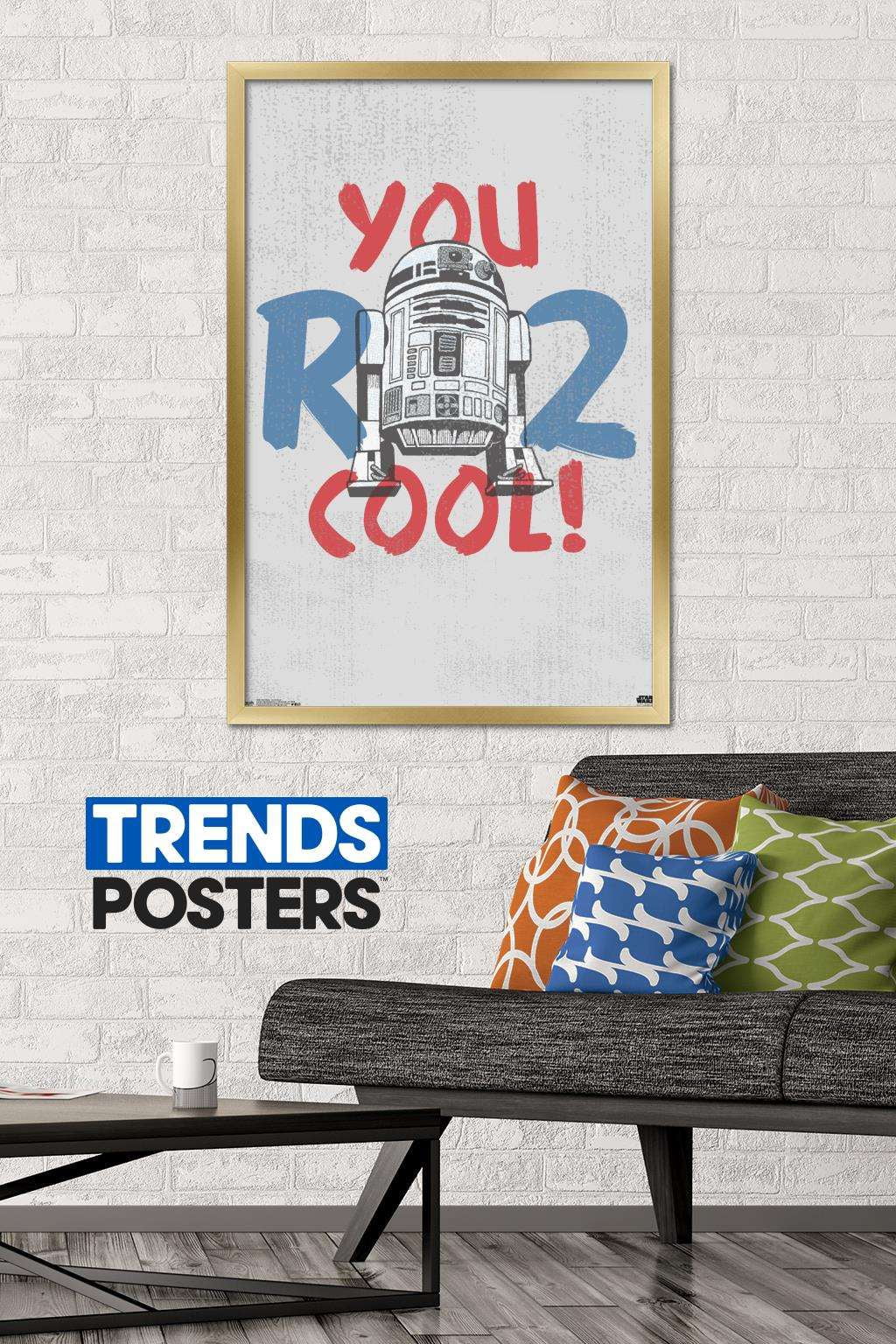 Star Wars: Saga - You R2 Cool Wall Poster, 22.375" x 34", Framed