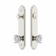 thumbnail image 4 of Grandeur Arc Tall Plate Single Cylinder One Piece Knobset with Chambord Knob, 4 of 6