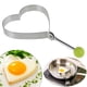 thumbnail image 3 of Molde De Huevo Escalfado Molde De Huevo Escalfado Molde para freír huevos de tortilla de acero inoxidable Love Round Star Mold (Love), 3 of 8