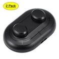 thumbnail image 1 of Interruptor de pedal de pie en línea Uxcell para lámpara, 2 botones, nylon negro, 2 piezas, 1 of 5