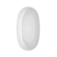 thumbnail image 4 of Juno 59 Inch Freestanding Bathtub in White with Shiny White Drain and Overflow Trim, 4 of 8