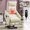 Beige + Faux Leather + Fiber Foam and Polyester Fiber Pad, variant on Grey PU Single Motor Power Lift Recliner Chair with Massage and Heat for Elderly, Heavy Duty Motion Mechanism and One USB for Charging, Max Reclining Angle 155°
