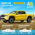 thumbnail image 5 of AEROGUYS In-Channel Window Deflectors Extra Durable Window Visors Rain Guards Fit for Nissan Frontier 2022-2026 Crew Cab,Sun Visors,Wind Vent Visors,Car Accessories - 4pcs. AG0207, 5 of 9