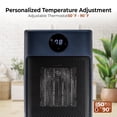 thumbnail image 3 of Calentador Space Heater Comfort Zone portátil eléctrico de 1500 W, color azul marino, 3 of 7