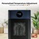 thumbnail image 3 of Calentador Space Heater Comfort Zone portátil eléctrico de 1500 W, color azul marino, 3 of 7