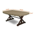 thumbnail image 2 of Covers & All Poker Table Cover 12 Oz Waterproof - 100% Weather Resistant Outdoor Game Table Cover with Elastic at 4 Sides (84" W x 42" D x 8" H Inches, Beige), 2 of 6