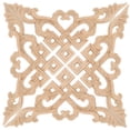 thumbnail image 1 of Shisuyan Applique en Bois Kaki 4 Pcs 5.50x3.93x1.18 Po, 1 of 8