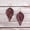 Burgundy, variant on Bohemian Leopard Cheetah Spread Leaf Faux Leather Earrings Women Boho Jewelry