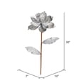 thumbnail image 2 of Vickerman 30" Silver Glitter Magnolia Artificial Christmas Spray. Includes 2 sprays per pack., 2 of 5