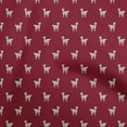 thumbnail image 1 of oneOone Cotton Cambric Maroon Fabric Animal Craft Projects Decor Fabric Printed By The Yard 56 Inch Wide, 1 of 5