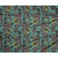 thumbnail image 4 of oneOone Polyester Lycra Fabric Leaves & Floral Block Print Fabric By The Yard 56 Inch Wide, 4 of 4