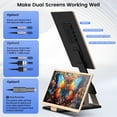 thumbnail image 3 of Extensor de pantalla para portátil Fagomfer 15.6" FHD 1080P IPS 86% NTSC, 3 of 7