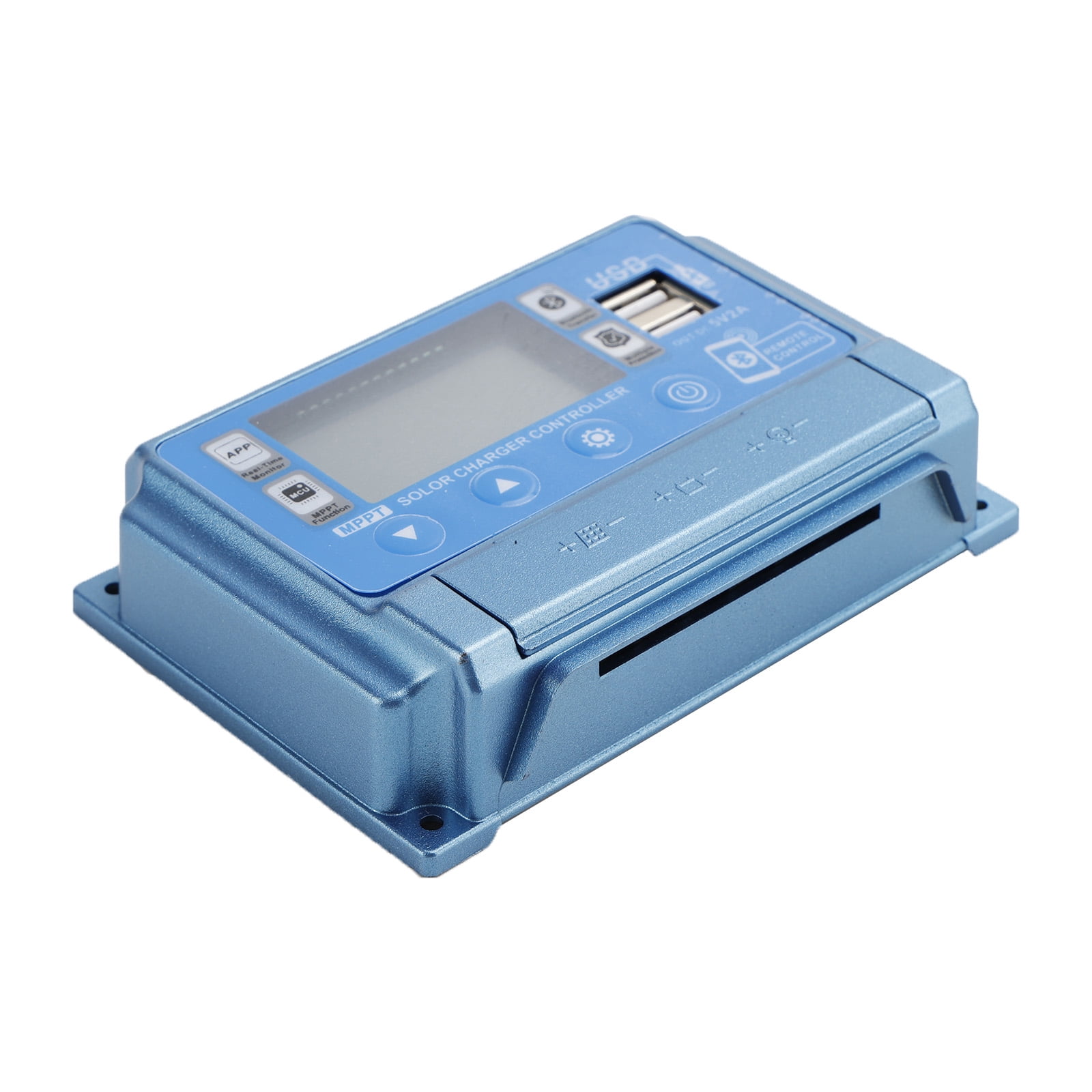 40A MPPT Bluetooth Solar Charge Controller Charger 12V-60V LiFePO4 Battery Blue