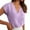 Light Purple, variant on T Shirts For Women Loose Fit Summer Tops Casual Cap Sleeve Textured Dressy V Neck 2025 Business Work Blouses Outfits Short Sleeve Women's T-Shirts Graphic Tees Navy L