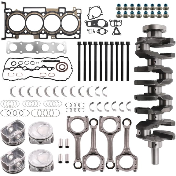 G4KJ 2.4L Engine Crankshaft Con Rods Bearings Head Gasket Set For Hyundai Santa Kia Sportage 2011-2020