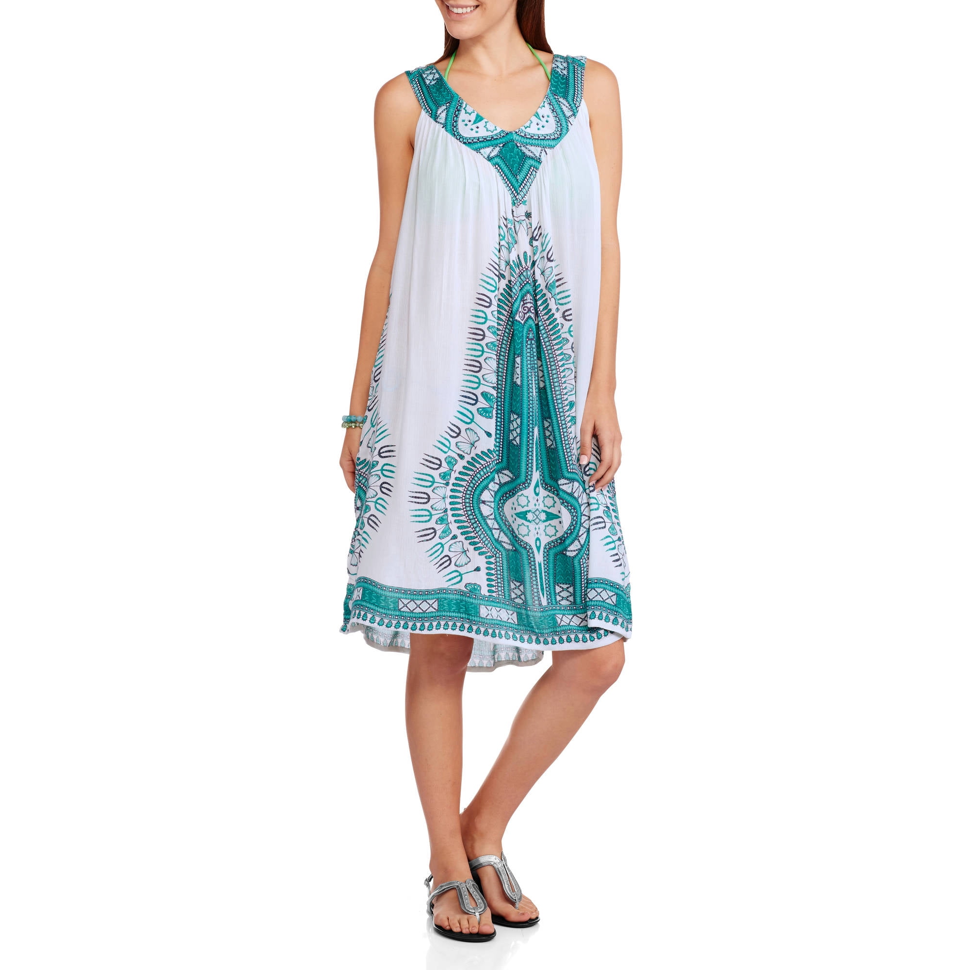 swimsuit cover up dress walmart