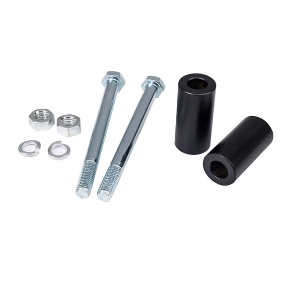 Extensión de elevadores de manillar de 2 pulgadas para manillares Harley Davidson de 1 pulgada, espaciadores negros para motocicletas