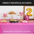 thumbnail image 3 of Juego de 3 soportes para tartas, soporte dorado para tartas, diámetro de disco de 8", 10" y 12", juego perfecto para exhibir postres, soportes para cupcakes y tartas para fiestas, bodas, cumpleaños,, 3 of 5