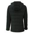thumbnail image 3 of Women's Cutter & Buck Black Las Vegas Raiders Evoke Hybrid Eco Softshell Recycled Full-Zip Hoodie Jacket, 3 of 3