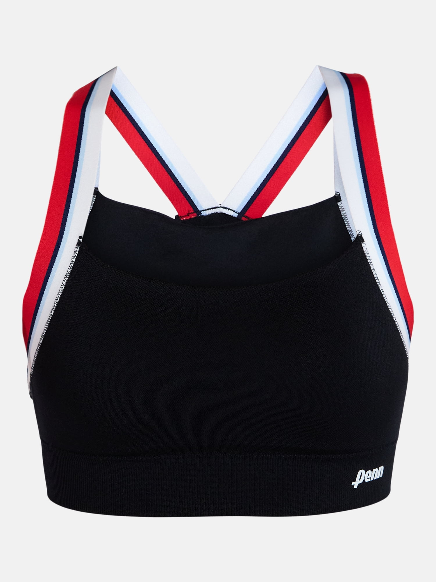 Penn Women's Seamless Sports Bra with Elastic Straps, Sizes S-XL
