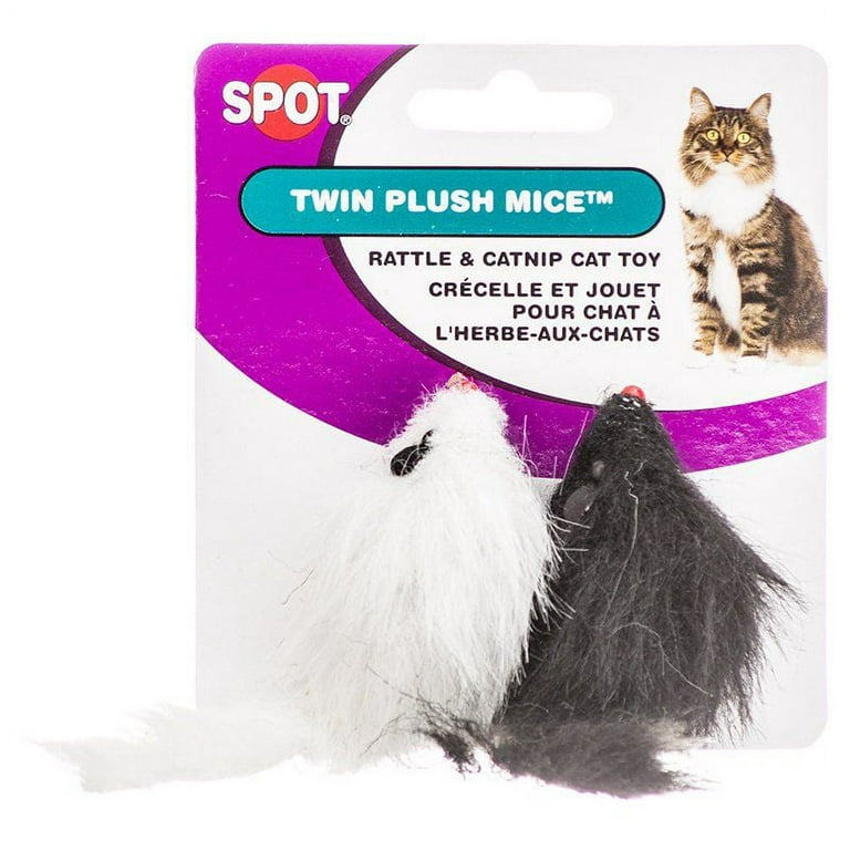 Spot Twin Plush Mice Rattle Cat Toys, 1 ct - Fry's Food Stores