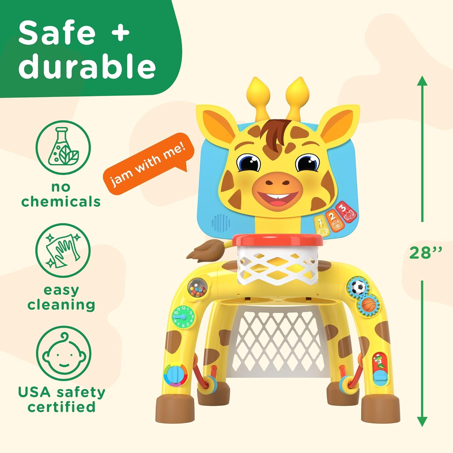Tummy tunes giraffe sale