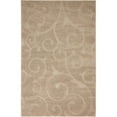 thumbnail image 1 of Unique Loom Shag Floral Tapis de Vigne 5' x 8' Rectangle en Beige, 1 of 1