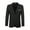 Black, variant on Men's Premium Stretch Classic Fit Suit Jacket Separate Coat-Regular and Big & Tall Sizes Long-Sleeve Button-Front Blazer,Navy Blue,XXL