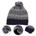 thumbnail image 3 of Gorro de punto, gorro cálido de invierno, gorro de punto, gorro térmico de algodón para invierno., 3 of 5