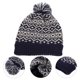 thumbnail image 3 of Gorro de punto, gorro cálido de invierno, gorro de punto, gorro térmico de algodón para invierno., 3 of 5