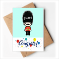 thumbnail image 1 of Guard Lovely Beefeaters Warren Mignon Wedding Cards Congratulations Greeting Envelopes, 1 of 3