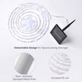 thumbnail image 5 of Yescom Munchkin Solar 2ft LED Spiral Tree Light 79 LEDs for Indoor Outdoor Holiday Christmas Decoration Cool White, 5 of 10