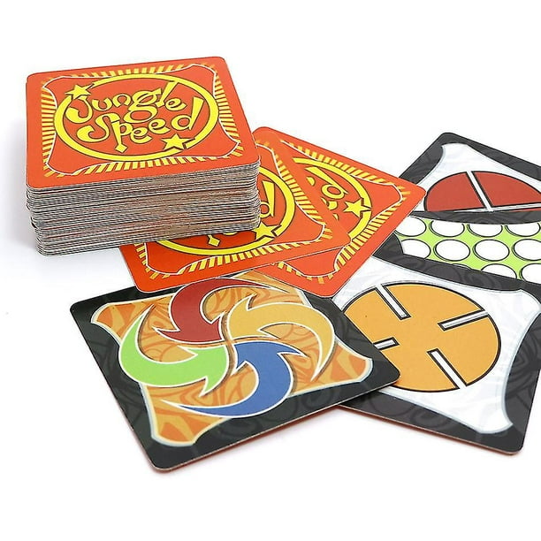 Board Game Jungle Brown Wood Token Run Fast Pair Forest Speed For Friend  Family Party Fun English Spanish Rules Cards Game 