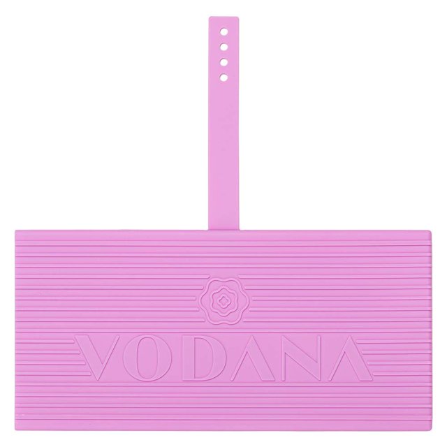 VODANA Almohadilla de silicona multiusos – Bolsa de viaje y descanso resistente al calor para planchas de peinado, incluye organizador de cables de 10 x 5 pulgadas (rosa) (violeta)