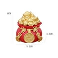 thumbnail image 3 of Wmhnj Bolsa de dinero porttil para consola de coche, oficina o escritorio, ideal para decorar el interior del vehculo o el hogar., 3 of 8