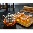 thumbnail image 2 of Caldera de Té Elegante de Cristal 20Oz Con Infusor Gloria Tetera Infusor, 2 of 9