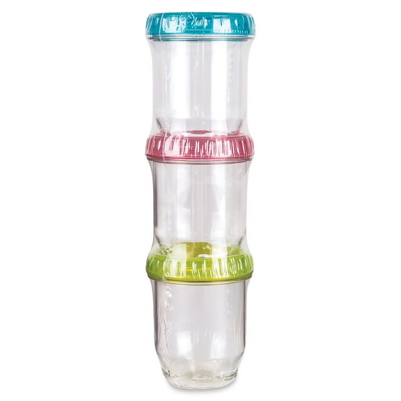 ArtBin Twisterz Interlocking Storage Container - 3.4 oz, Small/Tall, Pkg of 3