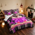 thumbnail image 2 of Manfei Winter Full Size Bedding Sets 7-Piece Christmas Full Size Bed in a Bag, Red White, Xmas Reversible, 2 of 6