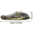 thumbnail image 3 of Clearance! Pond Floating Head Outdoor Pools Float Gator Head Head for Decorations Swimming Pool Pools Sculptures & Statues,A, 3 of 4