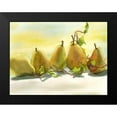 thumbnail image 2 of Charest, Doris 24x19 Black Modern Framed Museum Art Print Titled - Pears In A Row 1, 2 of 5