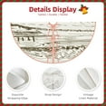 thumbnail image 5 of Bingfone Christmas Tree Skirt Mat Christmas Decoration Interior 36"-Rice Harvest, 5 of 8