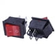 thumbnail image 3 of 50 X Interruptor Basculante Luz Iluminado Rojo On/Off DPST 16A/250V 20A/125V CA, 3 of 5