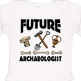 thumbnail image 4 of Inktastic Historian Future Archaeologist Boys or Girls Long Sleeve Baby Bodysuit, 4 of 5