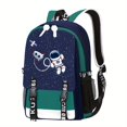 thumbnail image 4 of Mochilas De Astronauta De Dibujos Animados Casuales Para Niños, Mochilas Escolares, Mochilas De Viaje Casuales, 4 of 4